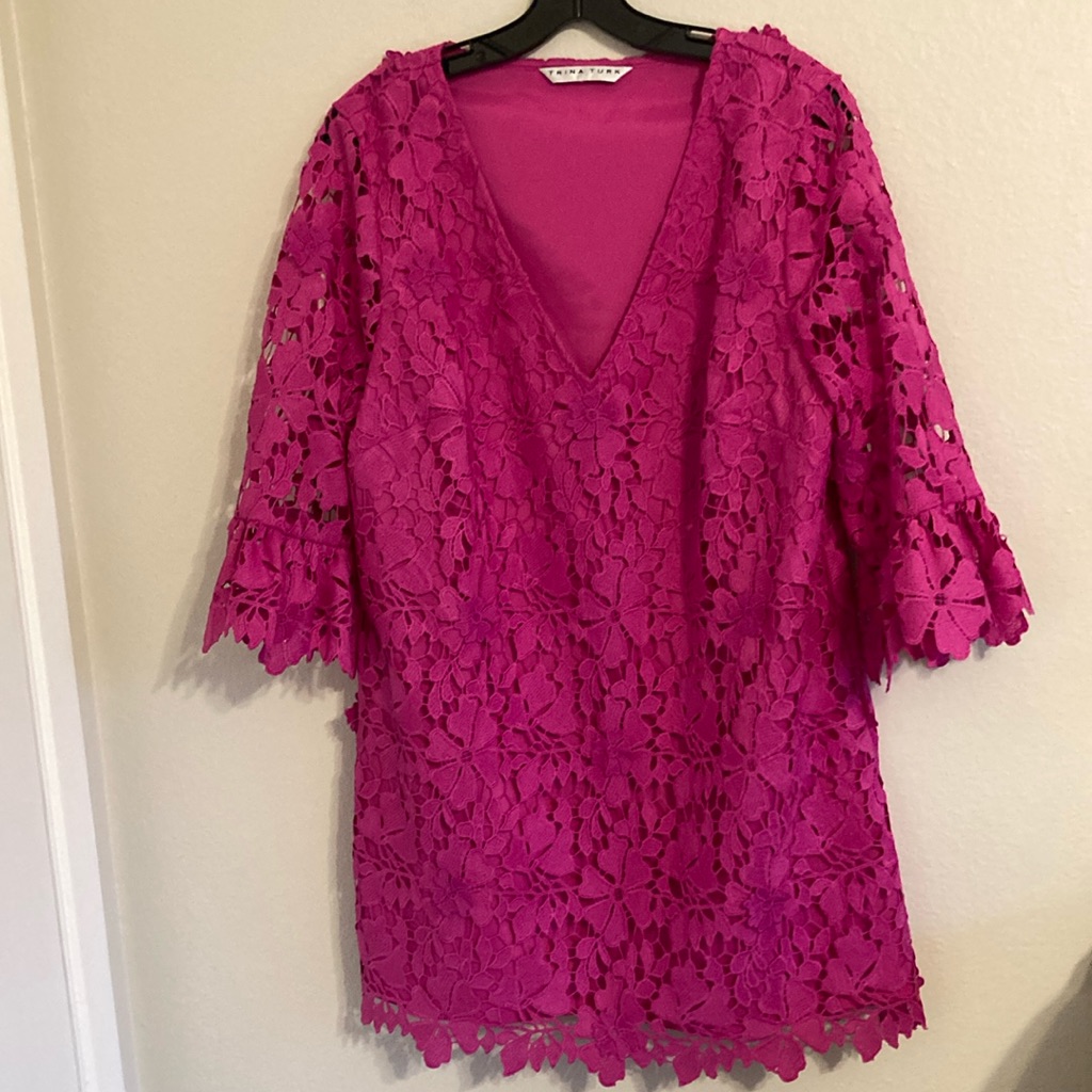 Trina Turk Dress In Hot Pink Pre Owned In Great Condition!